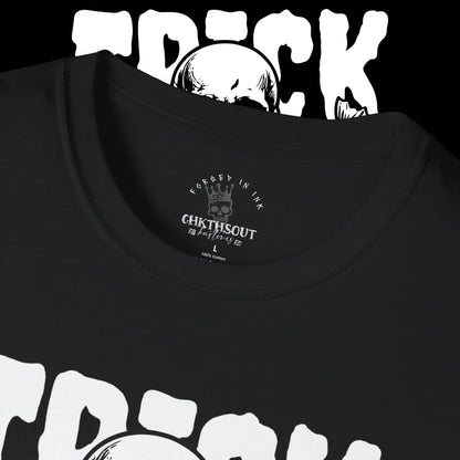Spooky Skeleton Halloween T-Shirt, Trick or Treat Shirt