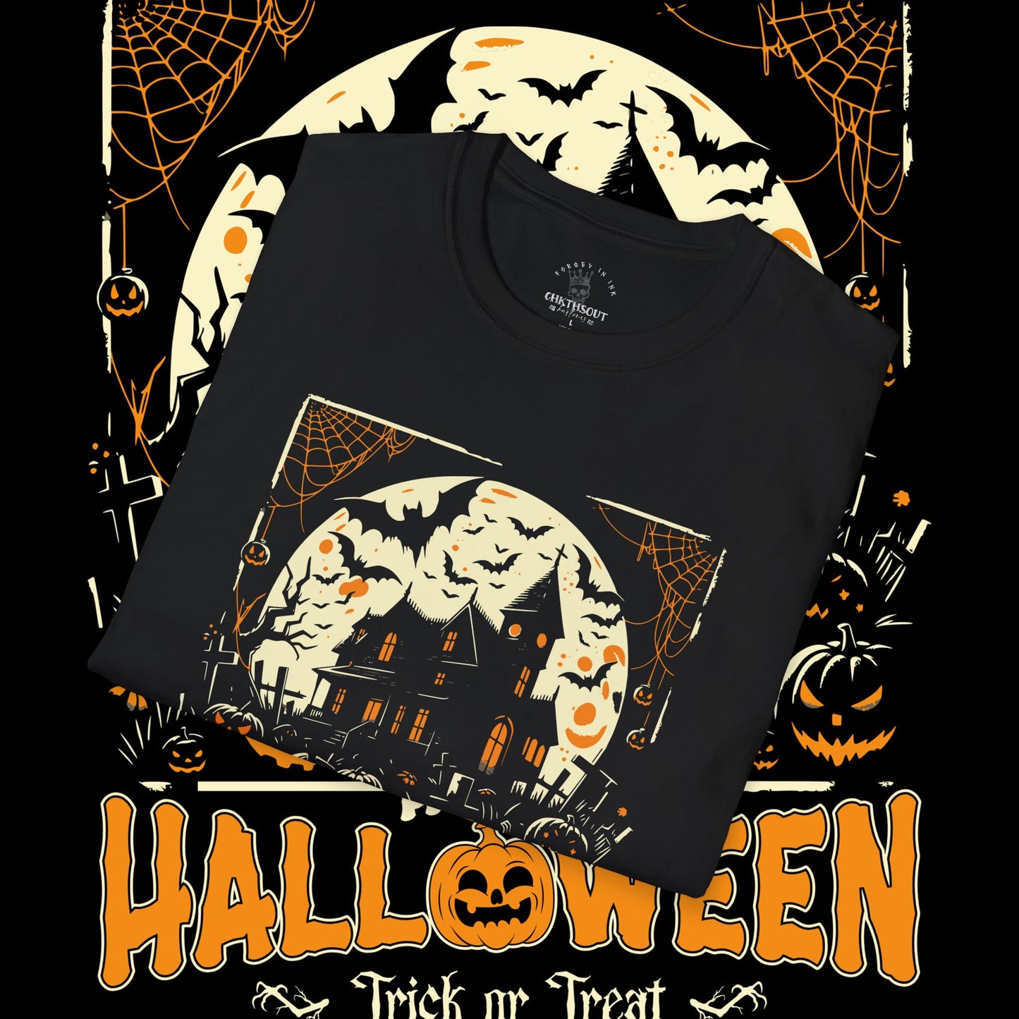 Chkthsout Kustoms Halloween T-Shirt