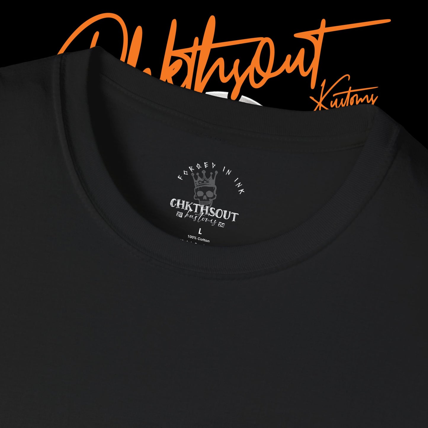Chkthsout Kustoms Halloween-Themed T-Shirt