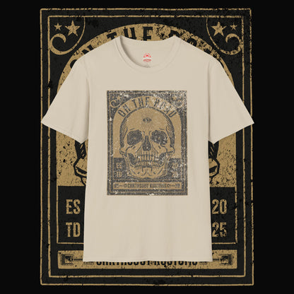 On The Road Skull Graphic  T-Shirt