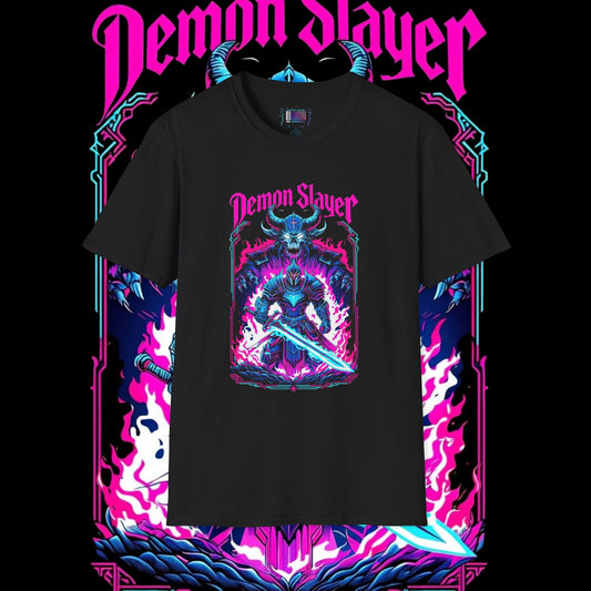 Demon Slayer Neon T-Shirt - Stylish Anime Graphic