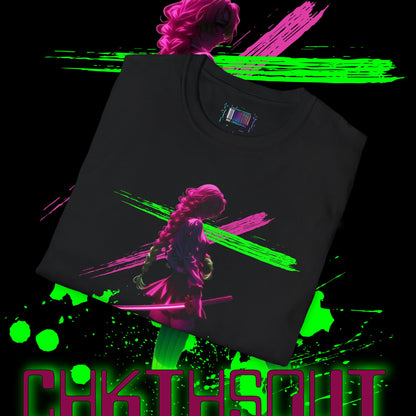 NEON Bright Anime w/ 'CHKTHSOUT' T-Shirt