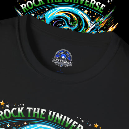Rock the Universe T-Shirt - Cosmic Art Tees for Space Lovers