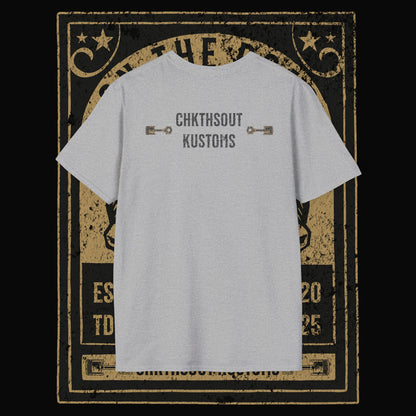 On The Road Skull Graphic  T-Shirt