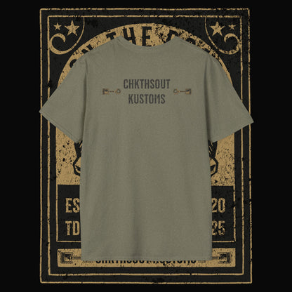 On The Road Skull Graphic  T-Shirt