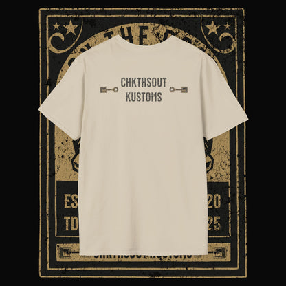 On The Road Skull Graphic  T-Shirt
