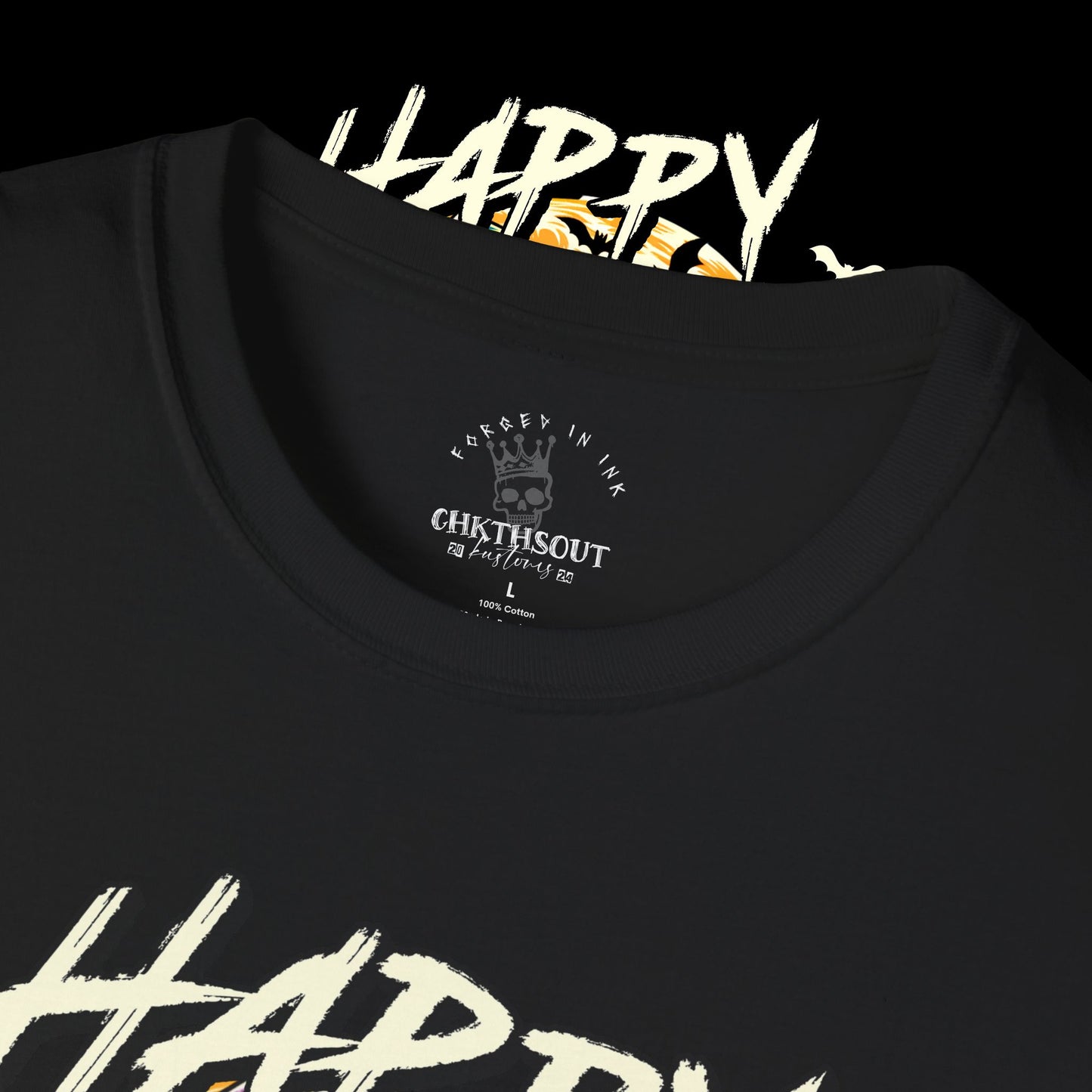 Chkthsout Kustoms Halloween Graphic Tee