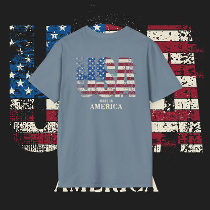 All American Grandpa T-Shirt, Patriotic Tee, USA Pride Shirt, Father's Day Gift, Independence Day Apparel