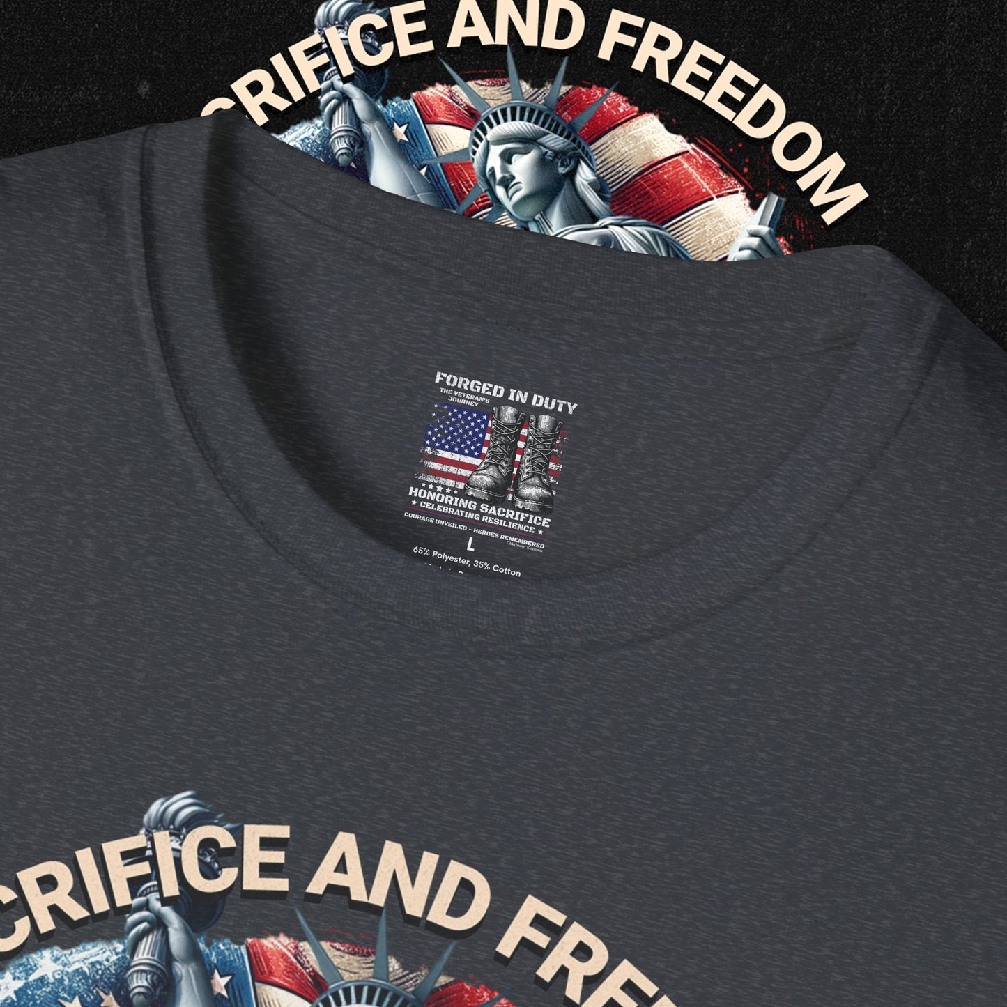 Patriotic Graphic T-Shirt for Freedom Lovers, Memorial Day Tee, Fourth of July Shirt, Veteran's Day Gift