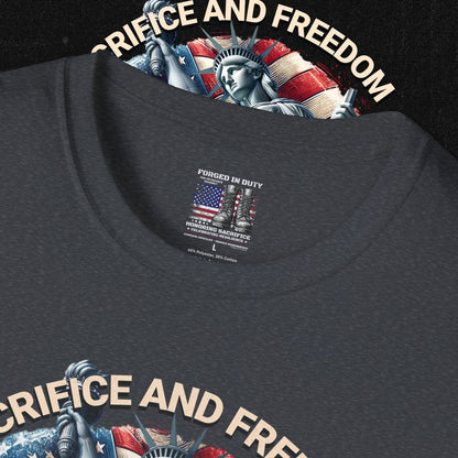 Patriotic Graphic T-Shirt for Freedom Lovers, Memorial Day Tee, Fourth of July Shirt, Veteran's Day Gift